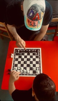 Babalar g&uuml;n&uuml; Baba-&Ccedil;ocuk Satran&ccedil; at&ouml;lyemiz